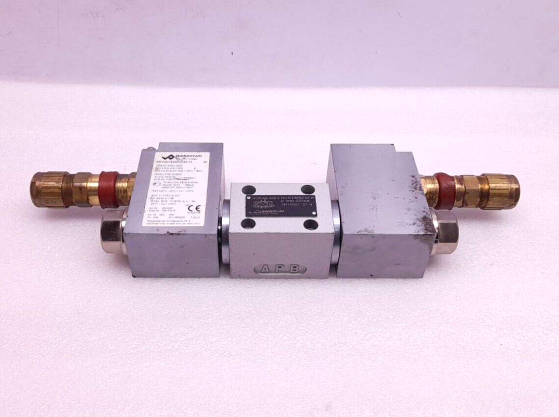 Wandfluh WDBFA06-ACB-S-25/L15-K1M102/165 Valve MKY45/18x60-G24/L15 Pmax 350bar