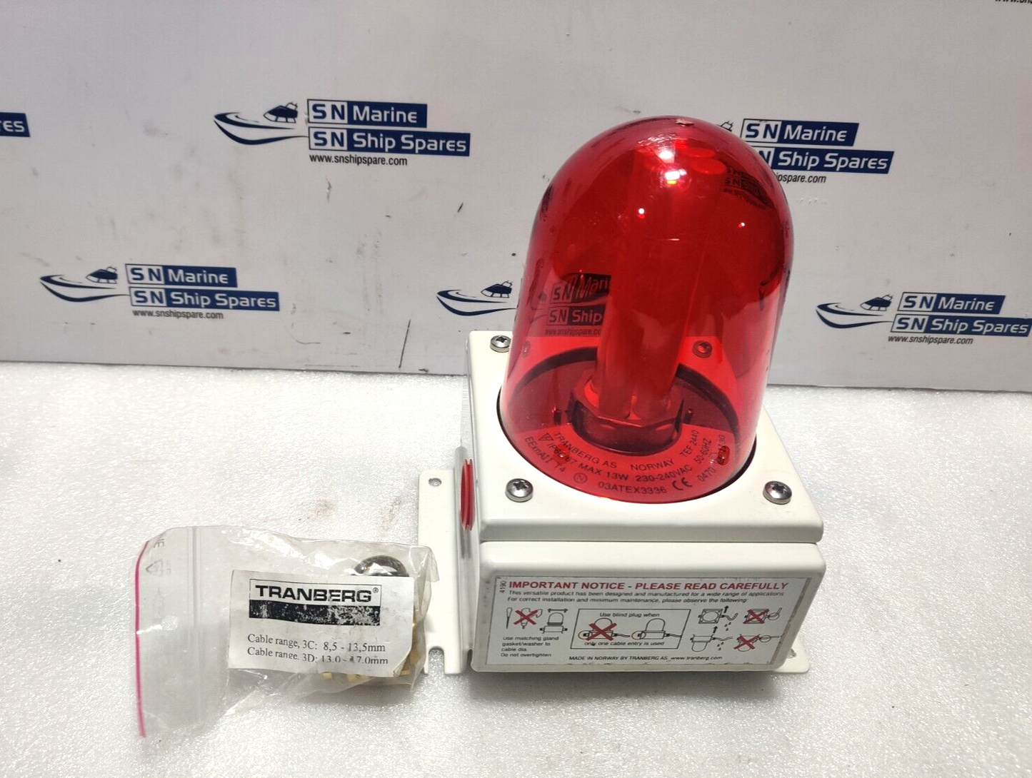 Tranberg 244002 TEF 2440 Red Helilight 230/240Vac 50/60Hz