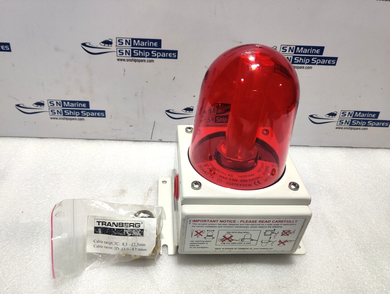 Tranberg 244002 TEF 2440 Red Helilight 230/240Vac 50/60Hz