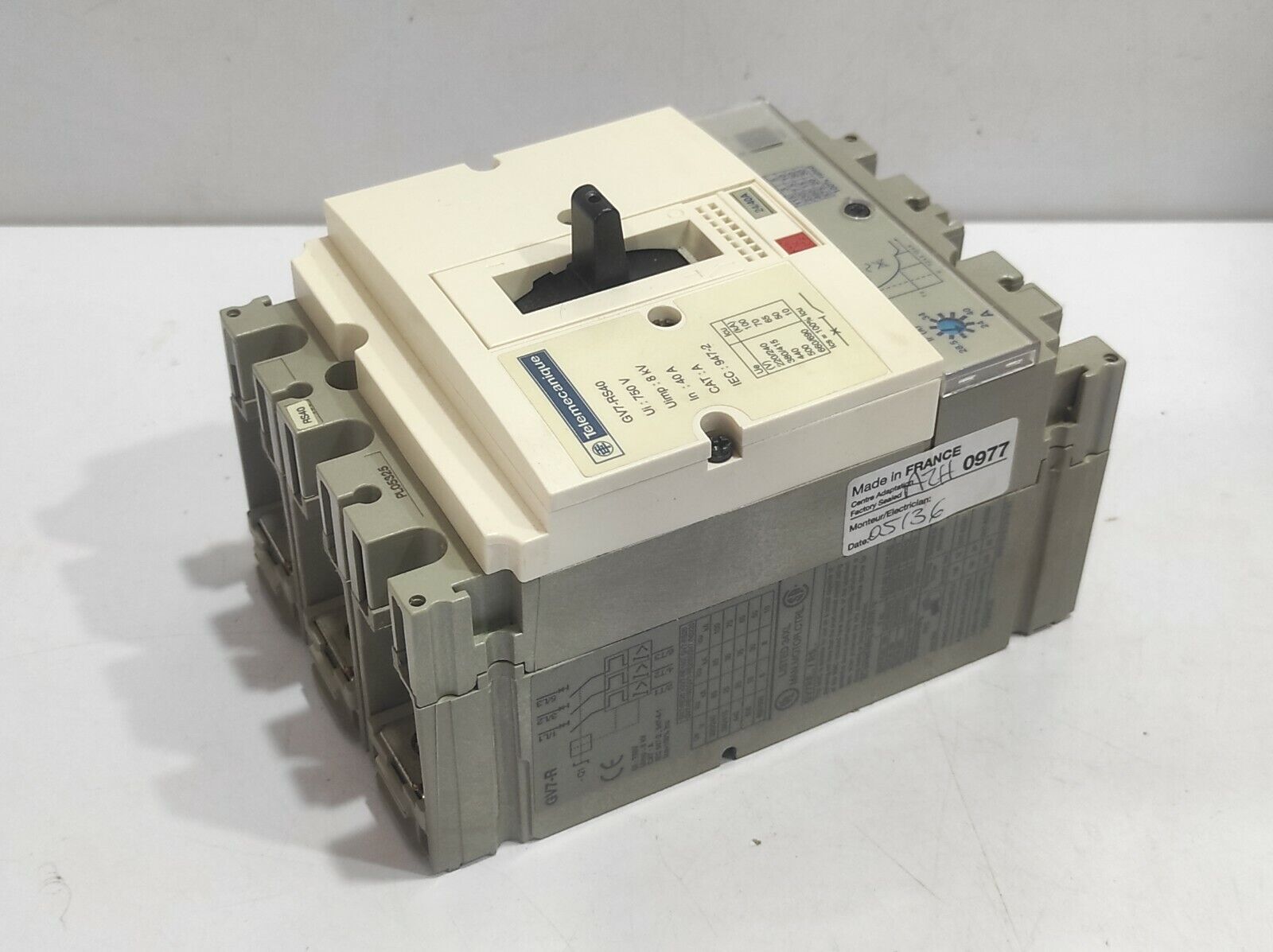 Telemecanique GV7 RS40 Motor Circuit Breaker 24-40A