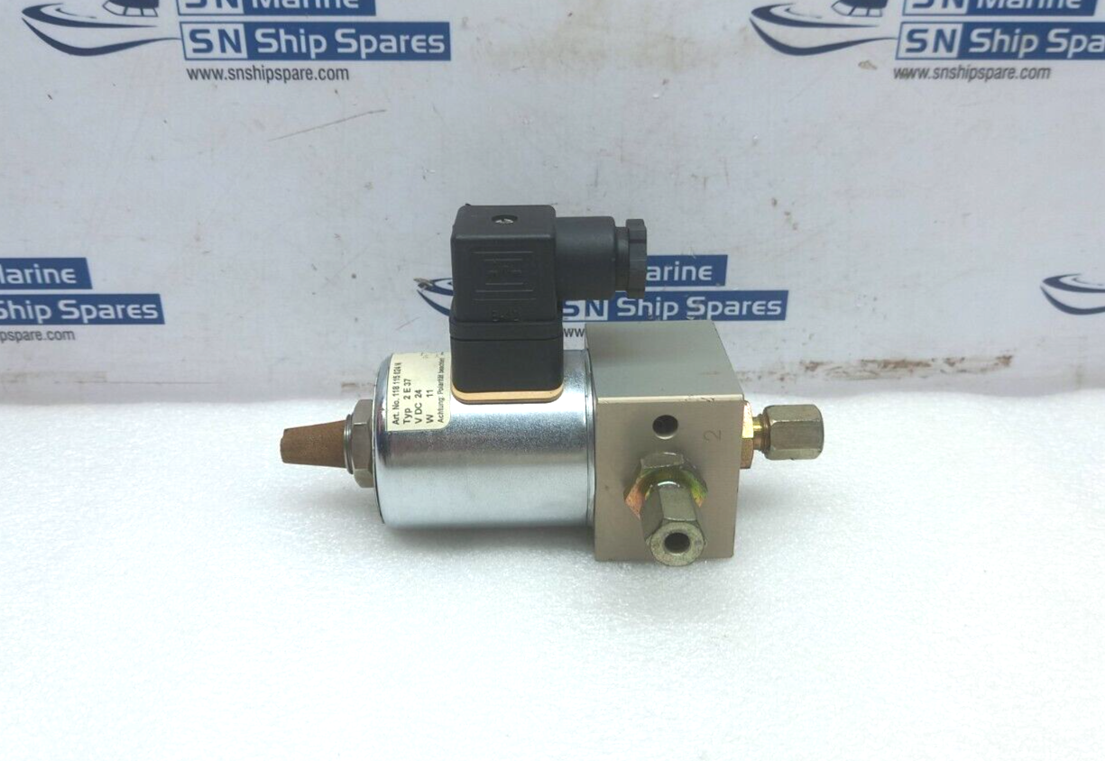 Wartsila 118 115 024 N Solenoid Valve 2 E 27 24VDC 11W GALI GmbH 9480024