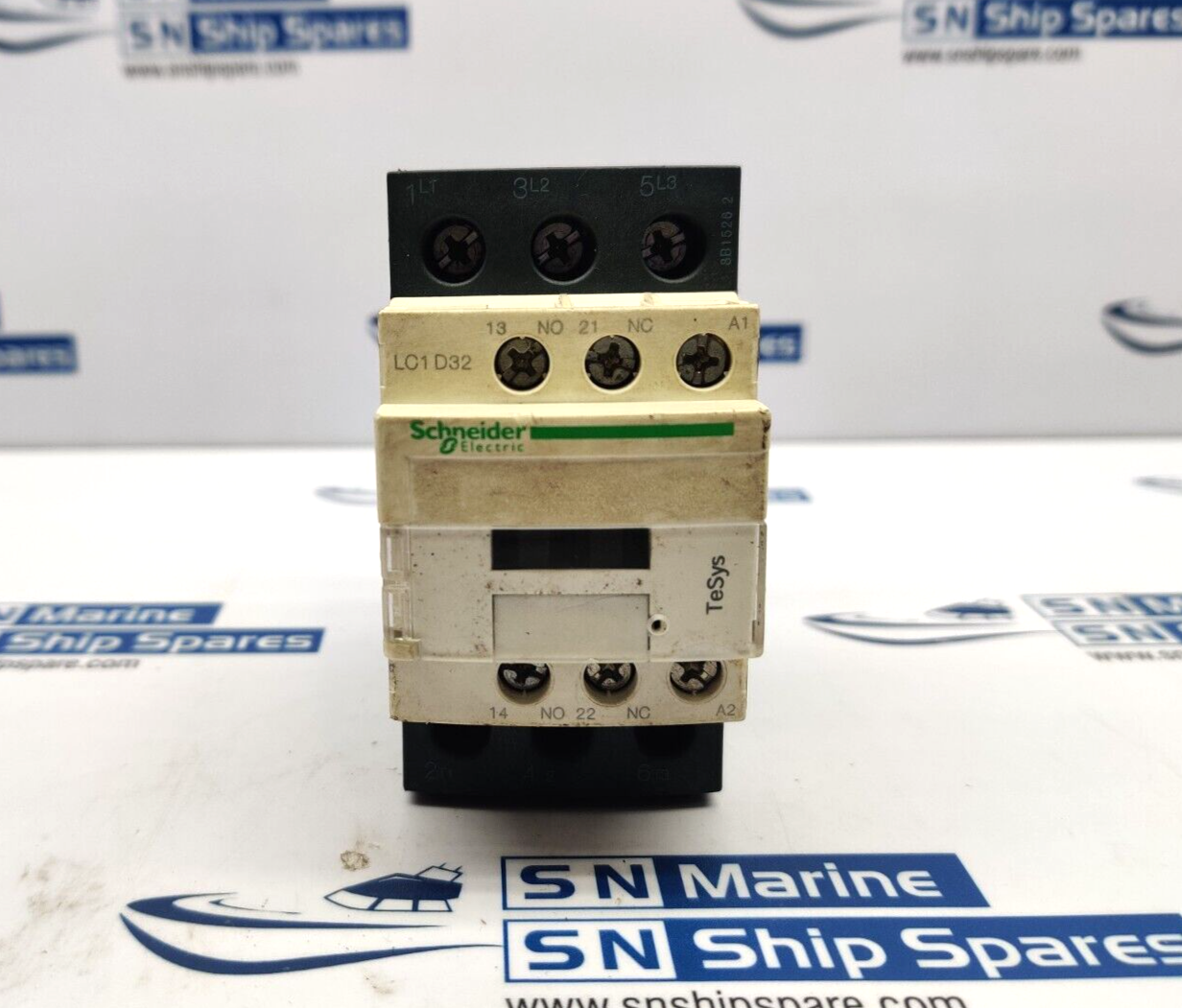 Schneider Electric LC1D32 Contactor 220V 50/60Hz Telemecanique