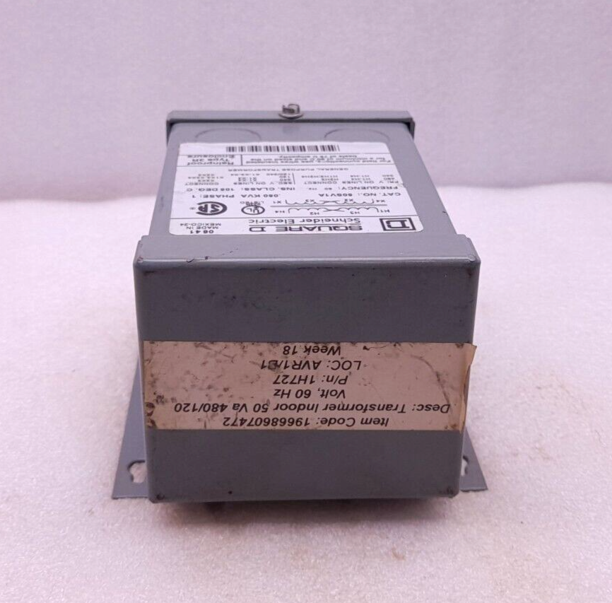 Square D 50SV1A Voltage Transformer 0.050KVA 1PH 60Hz