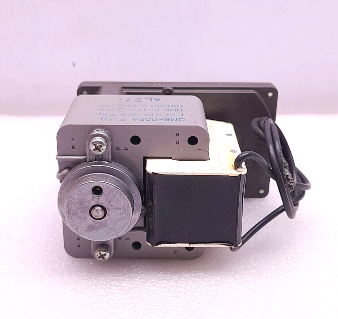 Yonago Shinko GN6-005A F150 Gear Motor 2U0080-03 115V 0.8A 60Hz T.P.L. Time Rati