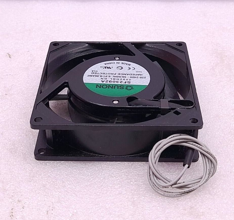 Sunon SF23092A 2092HBL.GN Axial Fan RS 544-0289 220-240V 50/60Hz 0.07/0.06A