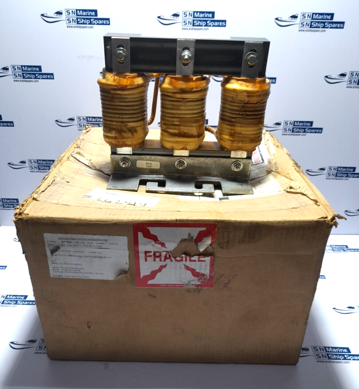Trans-Coil TCI KLRUL Line Reactor KLRUL80ATB 3PH 50/60Hz 600V Max 80A 80ATB