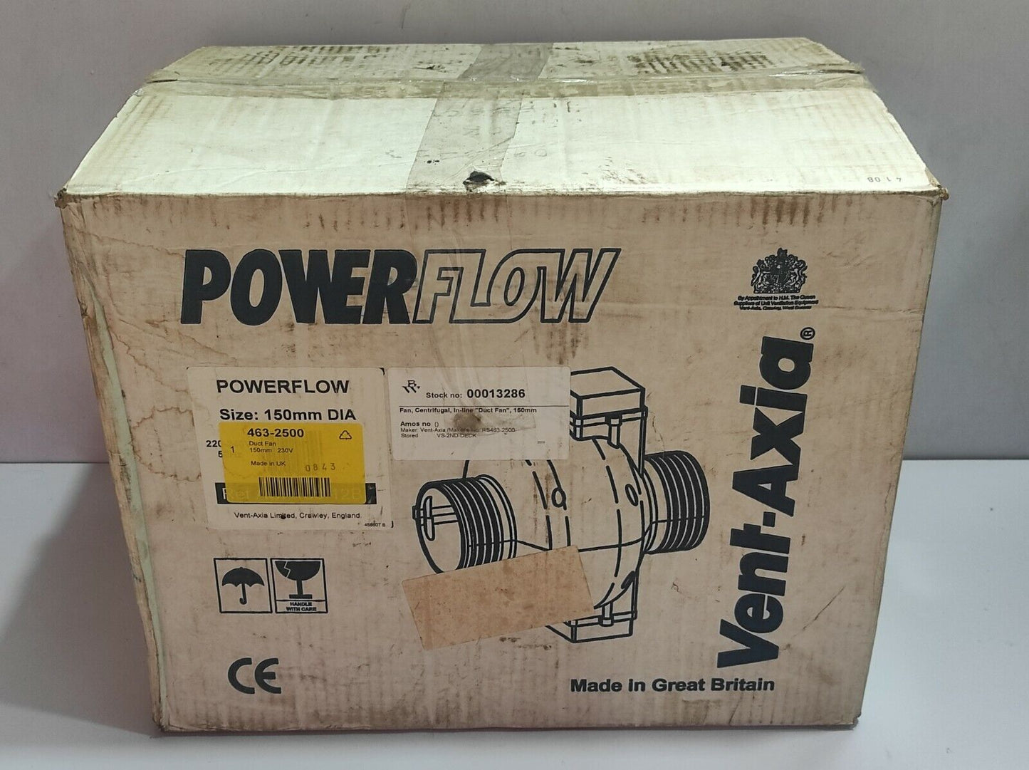Vent Axia  ACP150-12B Power Flow 150mm DIA ACP15012B