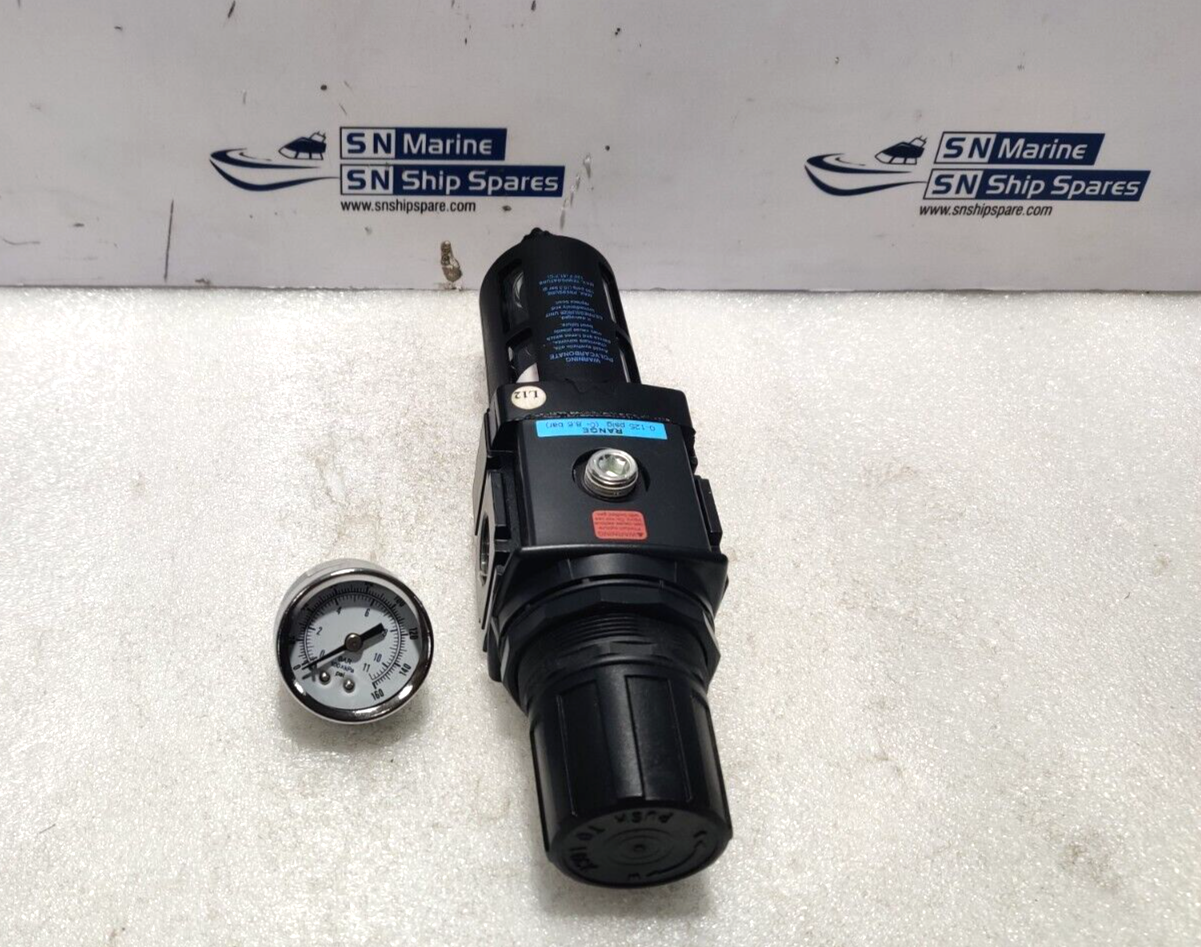 Wilkerson B18-04-FKG0 Pneumatic Air Filter Regulator With Pressure Gauge