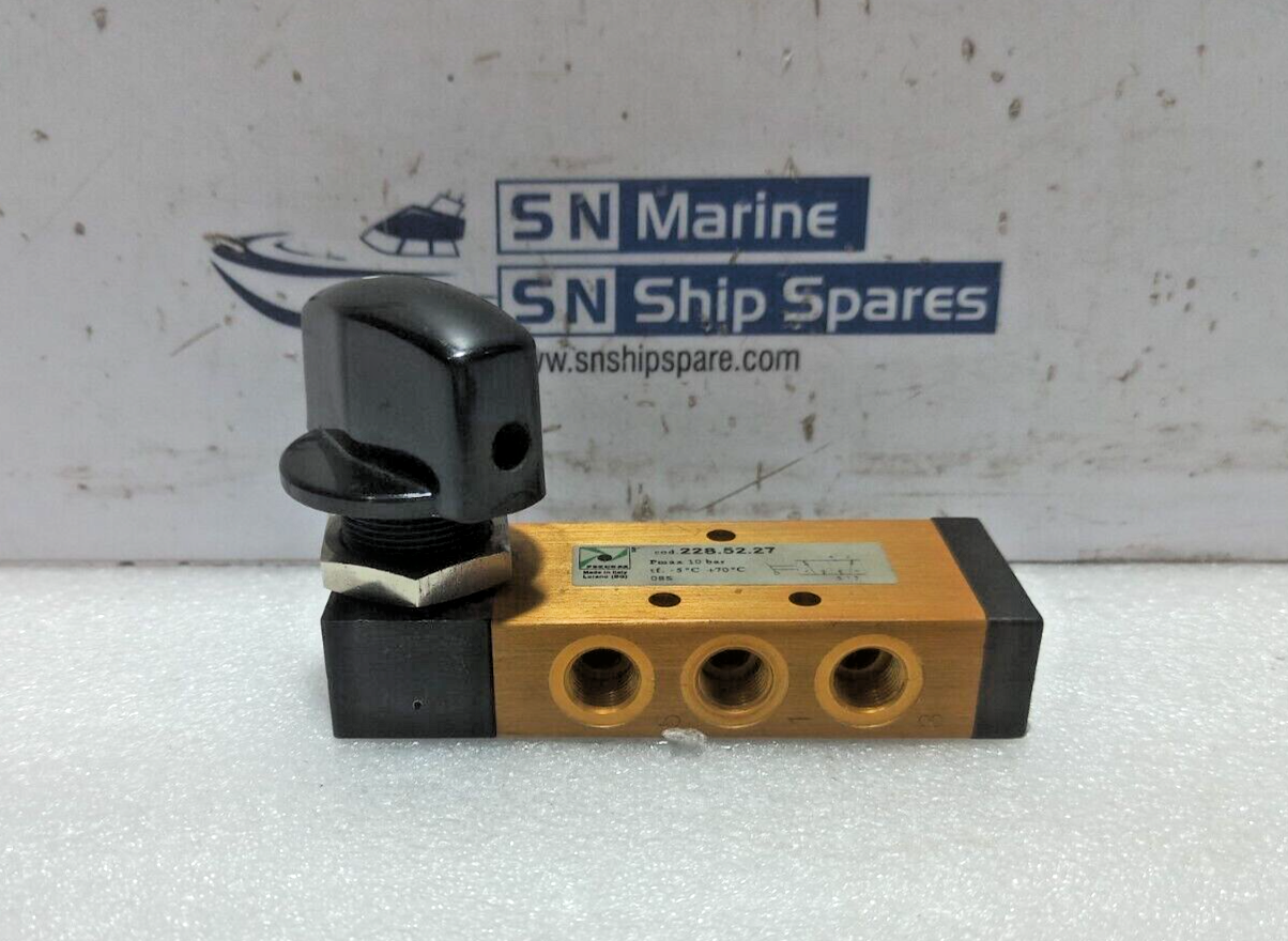 Pneumax 228.52.27 Pneumatic Selector Switch Pmax 10bar tf. -5°C +70°C