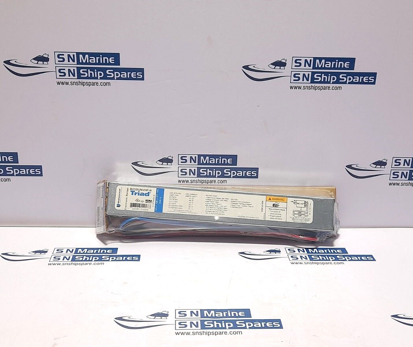 Triad B232IUNVHP-N 000I Electronic Ballasts B232IUNVHP-N In 120-277V 50/60Hz