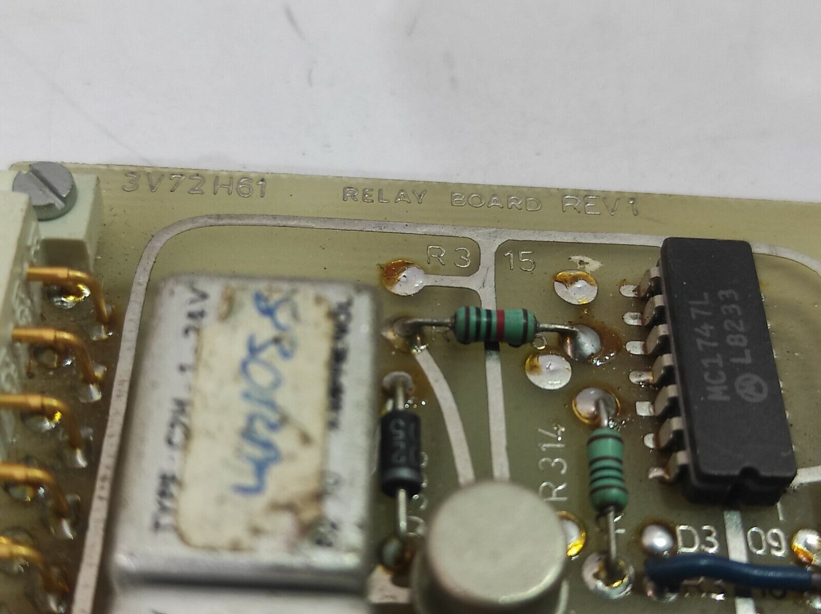 Wartsila 3V72H61 Relay Board Rev A  2223BA01300 PCB 22.23B 22.23.B.13 Relay Card