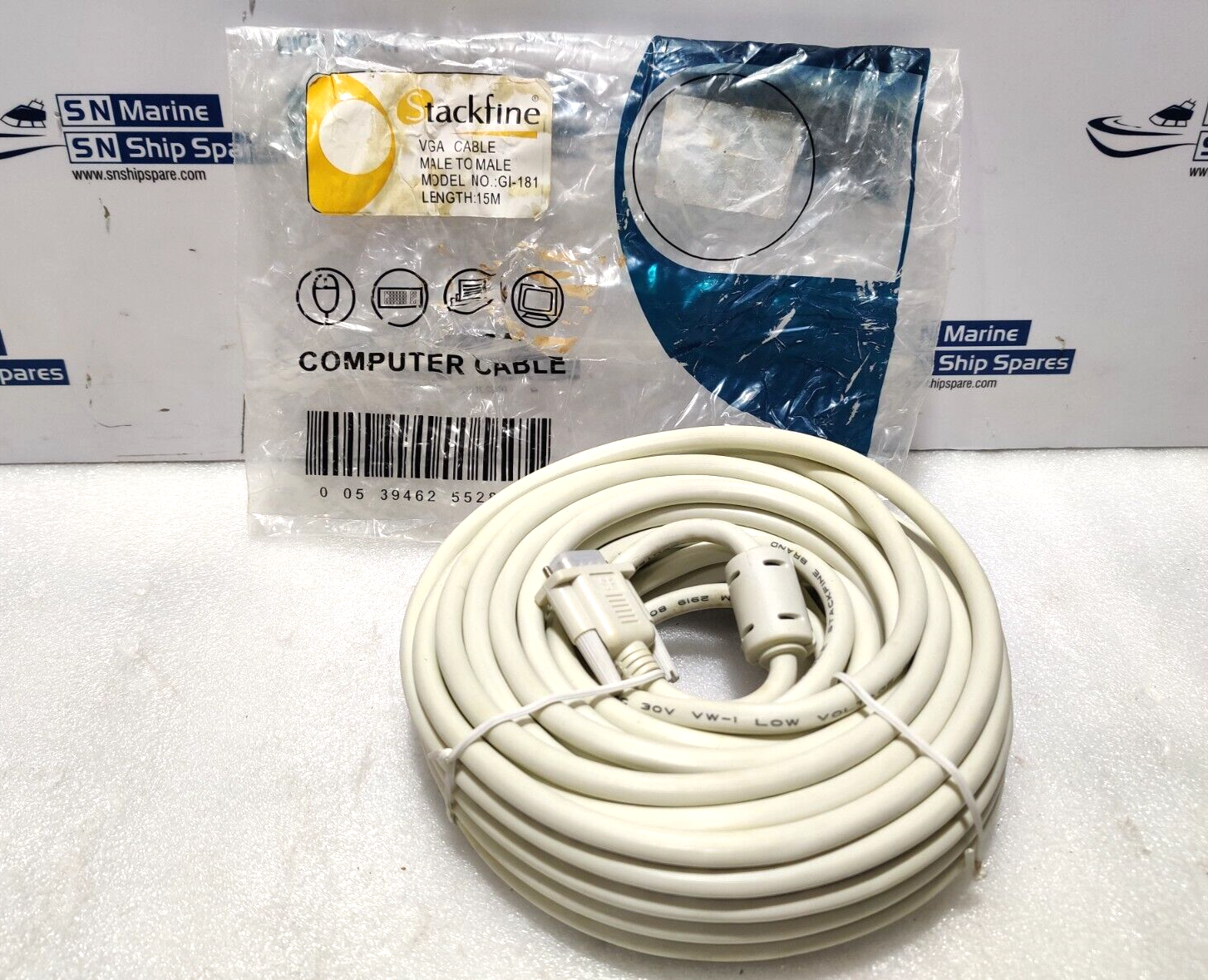 Stackfine GI-181 VGA Cable Male To Male Length: 15M