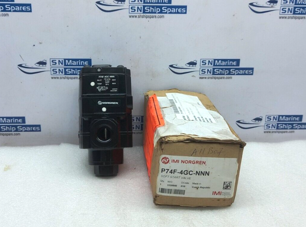 Norgren P74F-4GC-NNN Air Operated Pilot Valve 150Psig 10Bar Max