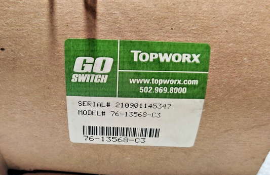 Topworx 76-13568-C3 Limit Switch/Sensor 120Vac/4A: 24Vdc