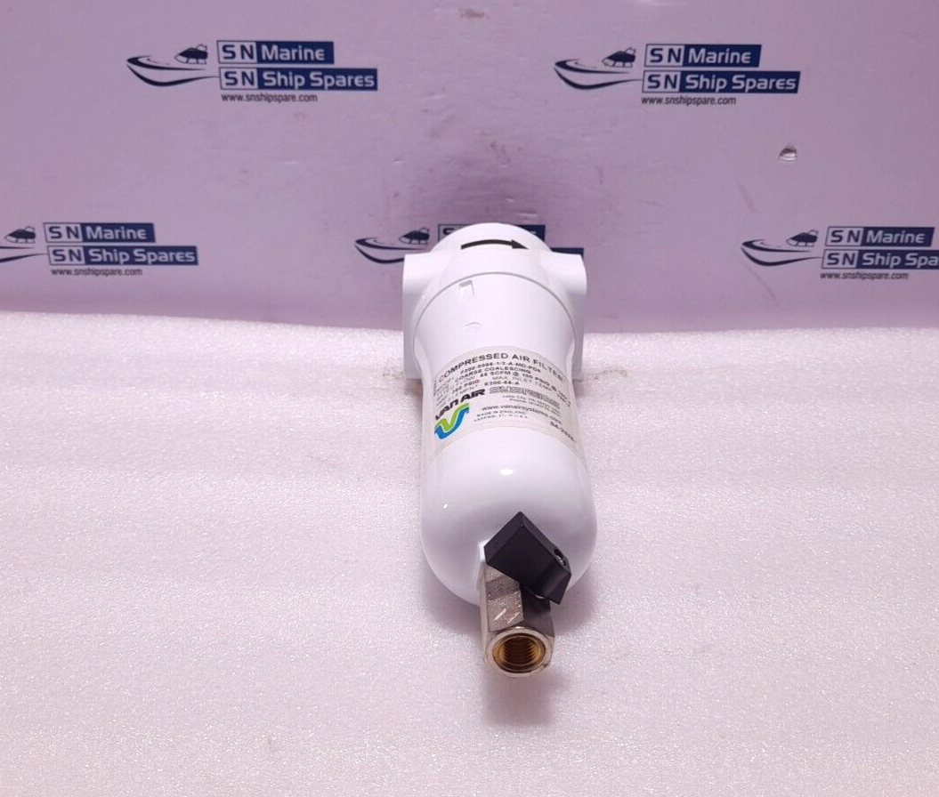 Van Air Systems F200-0055-½-A-MD-PD6 Coarse Coalescing Compressed Air Filter