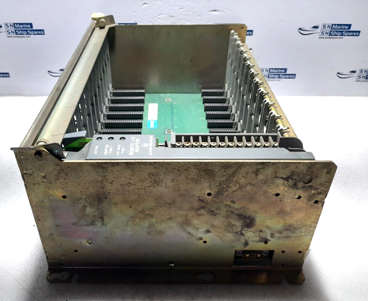 Allen Bradley 1771-ASB Remote I/O Adapter Module With 1771-A3B1 12 Slot I/O Chas