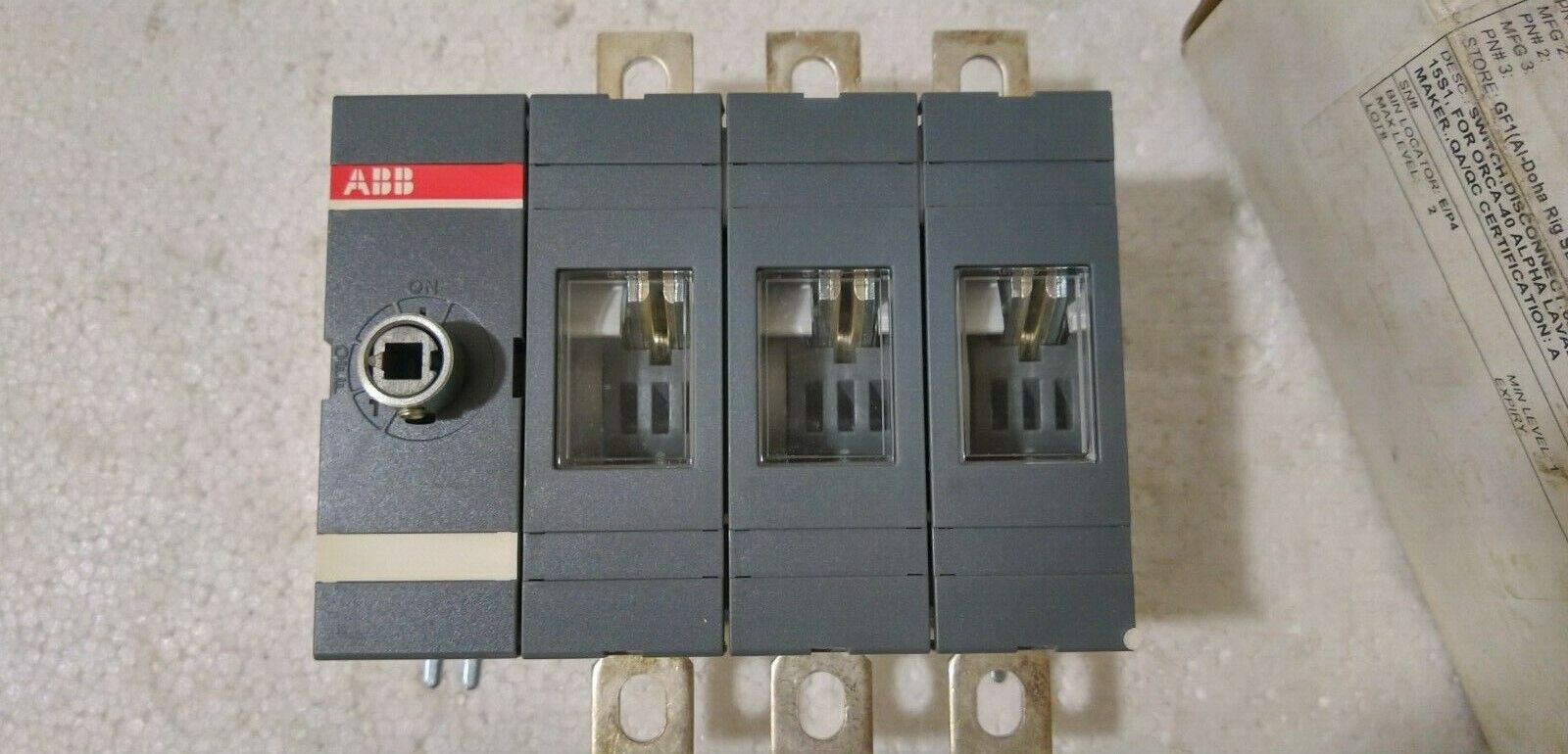 ABB OT200E03P Disconnector Switch 