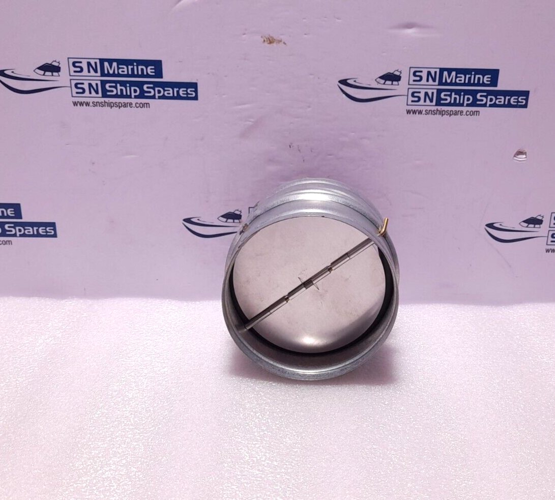 W W Grainger 5C523 Backdraft Damper Inline 4In Dia