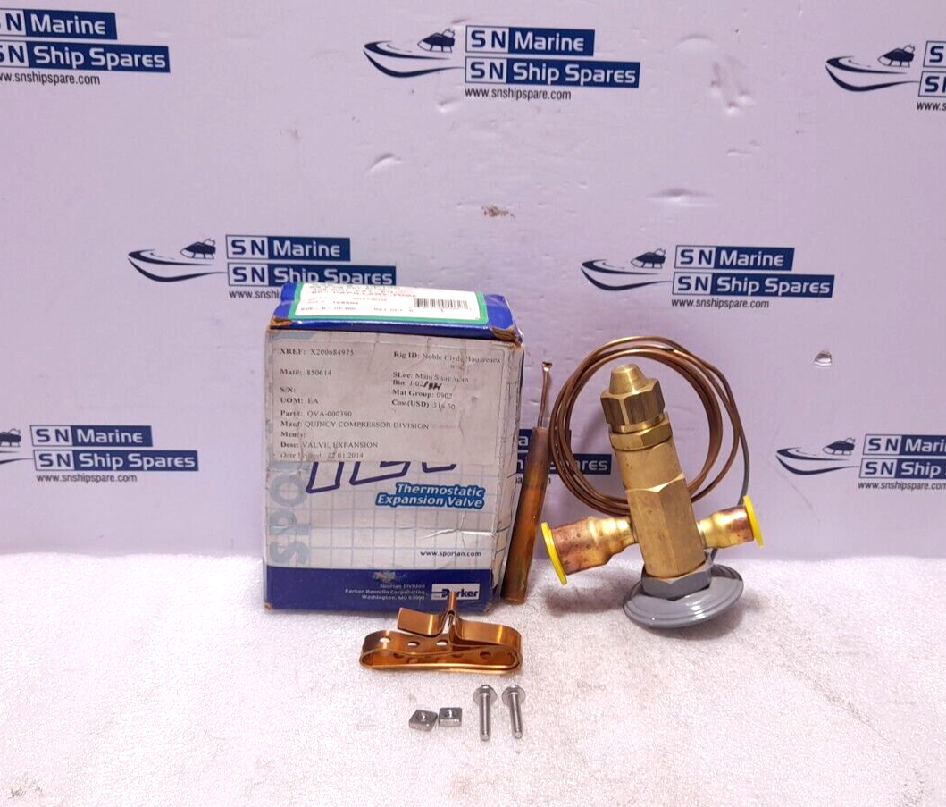 Sporlan SVE-8-CP100 Thermostatic Expansion Valve Quincy QVA-000390