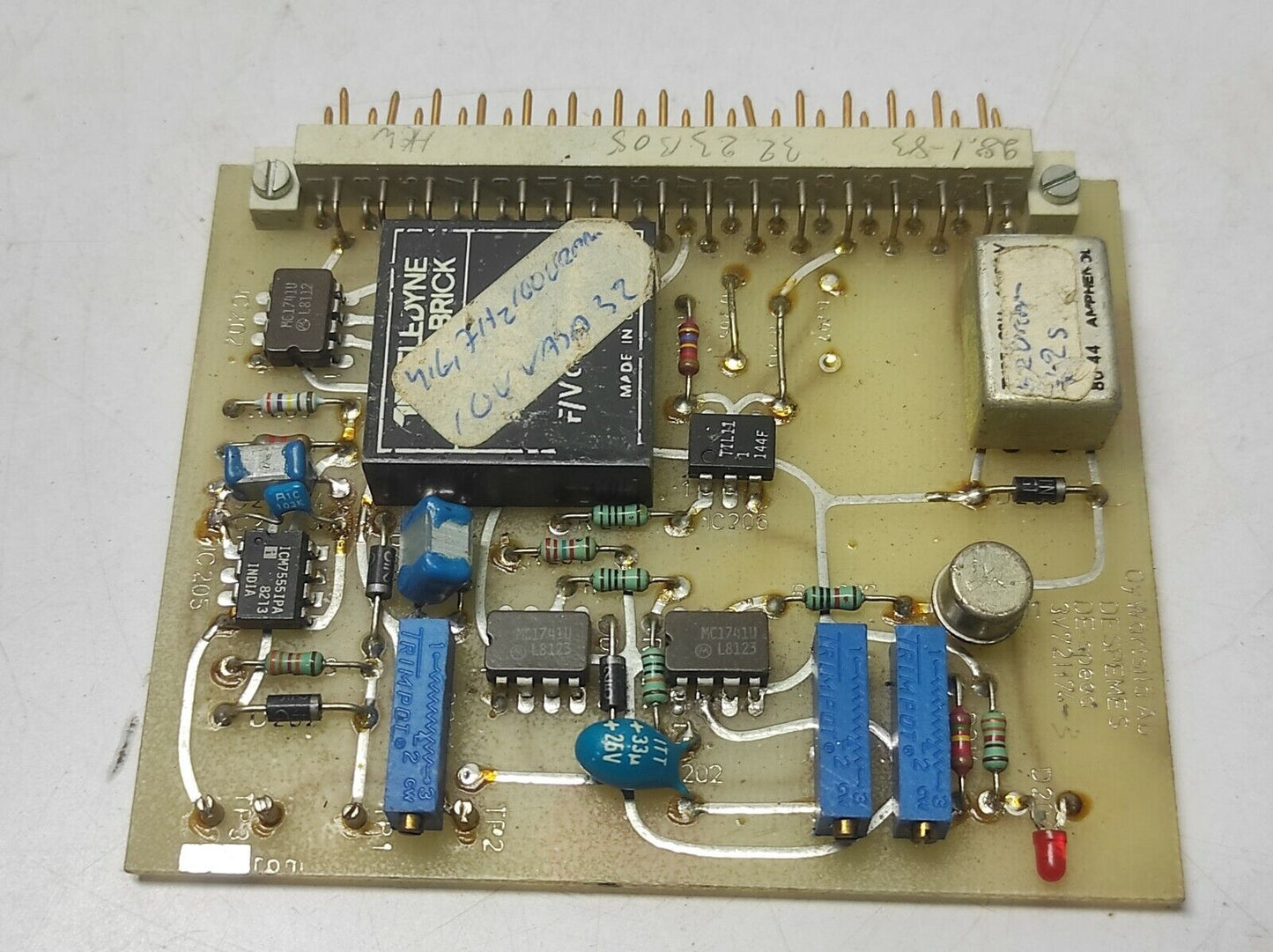 Wartsila 3V72H74-3 PCB 32.23B05 R.V.S. Speed Meas Card DE-Speed