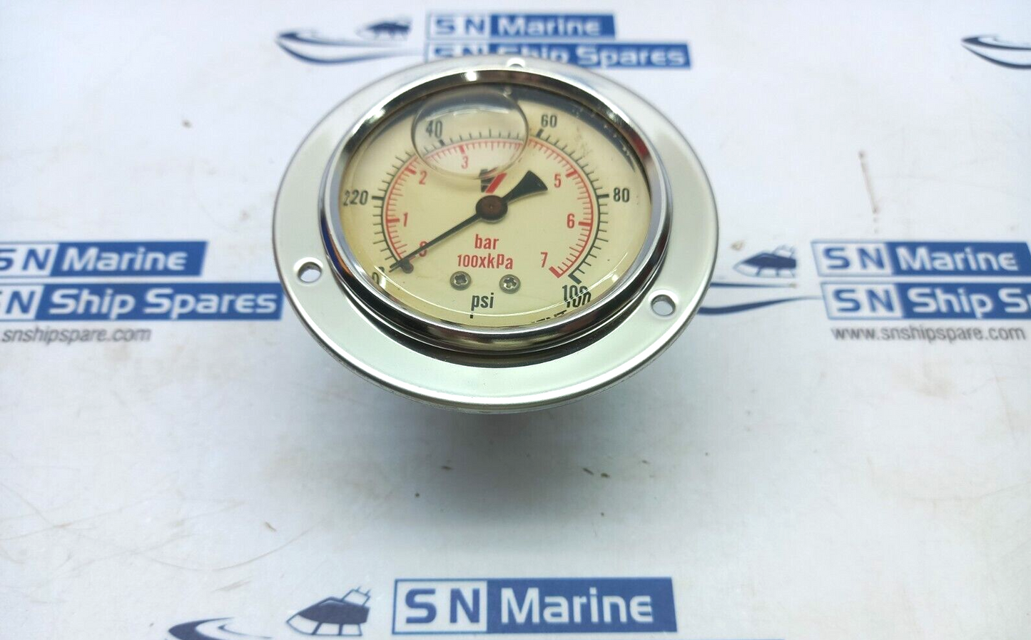 Valley Instruments GALK 0463 Liquid Filled Pressure Gauges 0-100Psi 0-7Bar