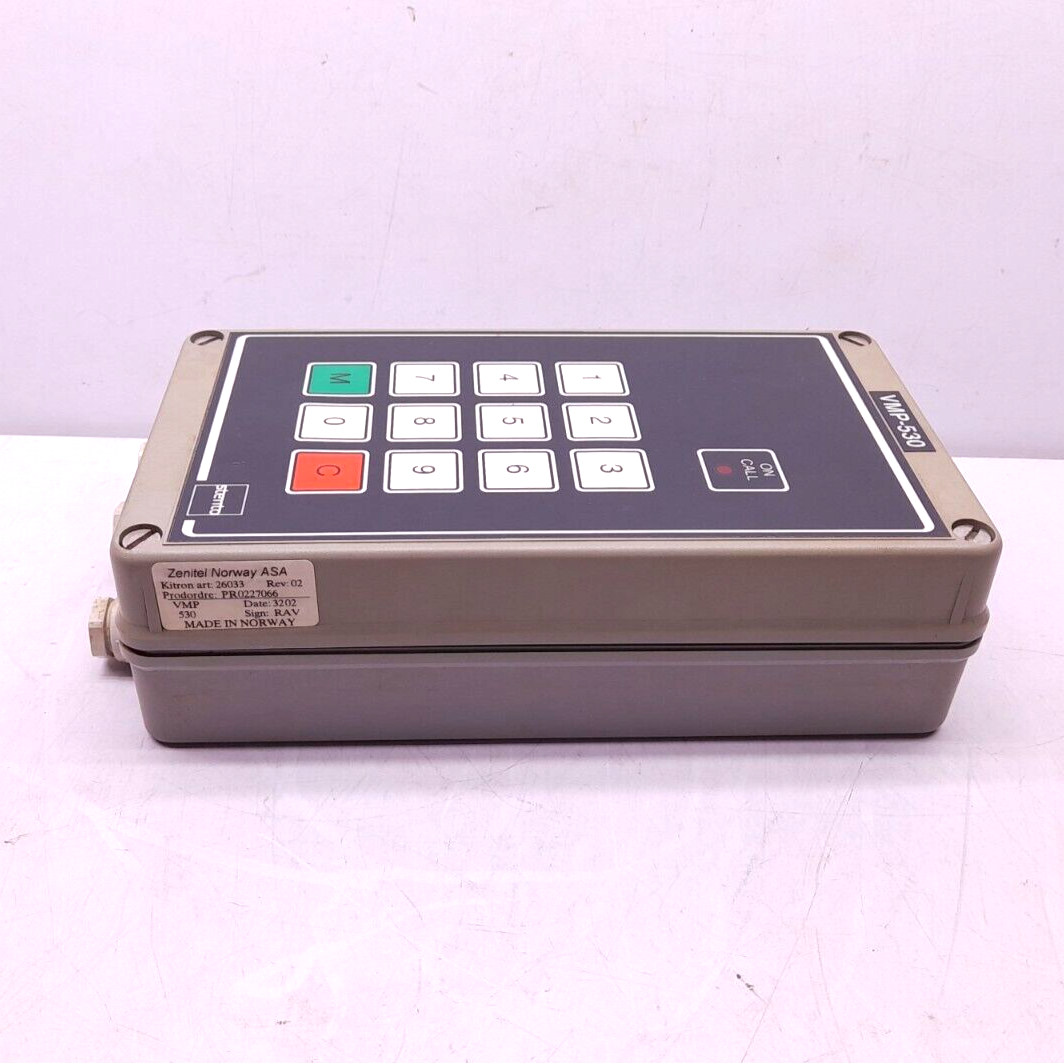 Zenitel Norway ASA 26033 Rev 02 Main Station Stento VMP-530