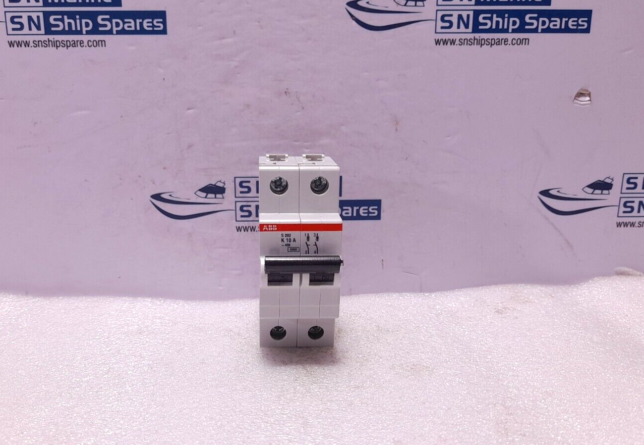 ABB S202-K10 Miniature Circuit Breaker 10A Current 2CD S252 001 R0427