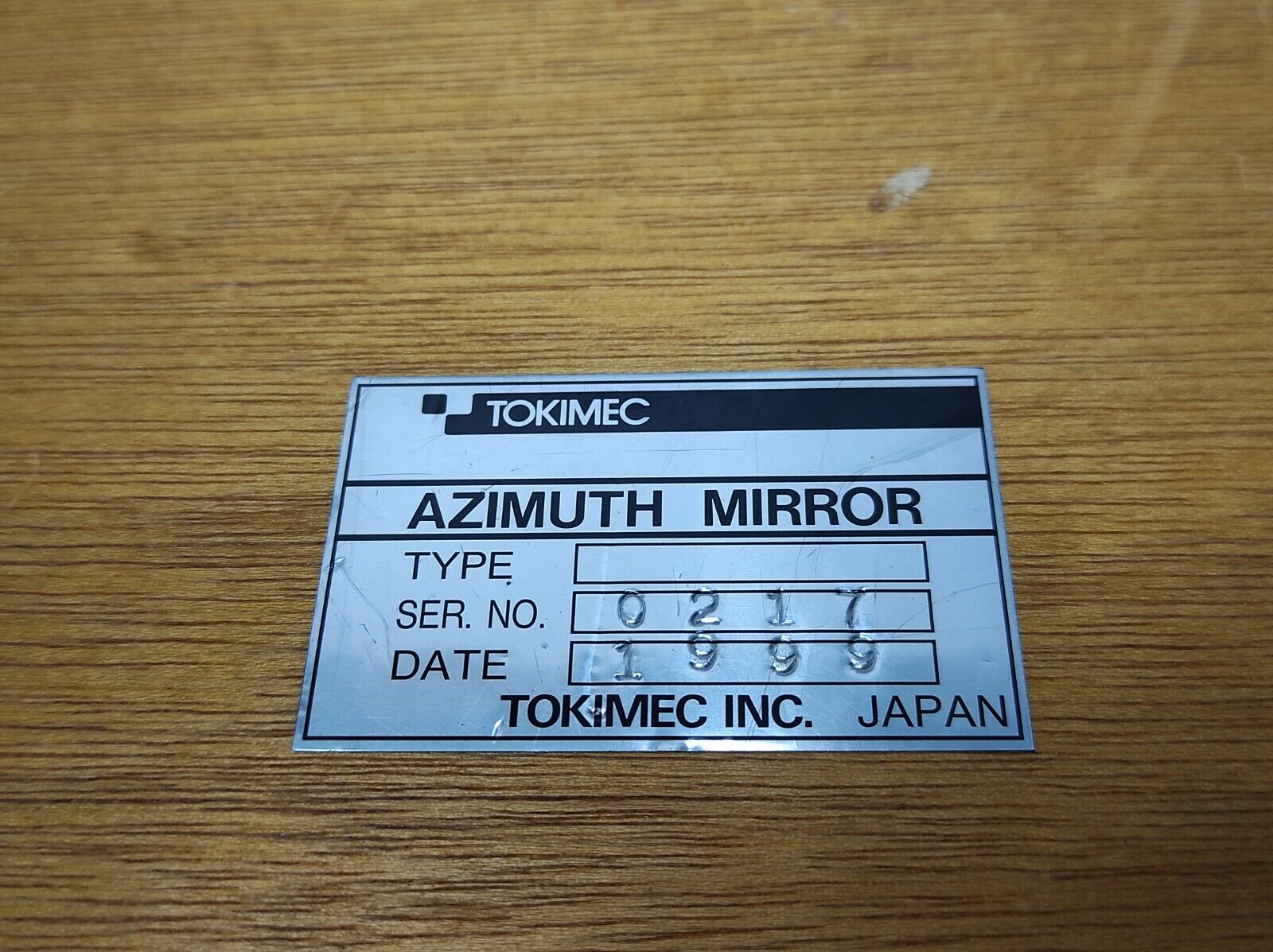 Tokimec Azimuth Mirror Japan