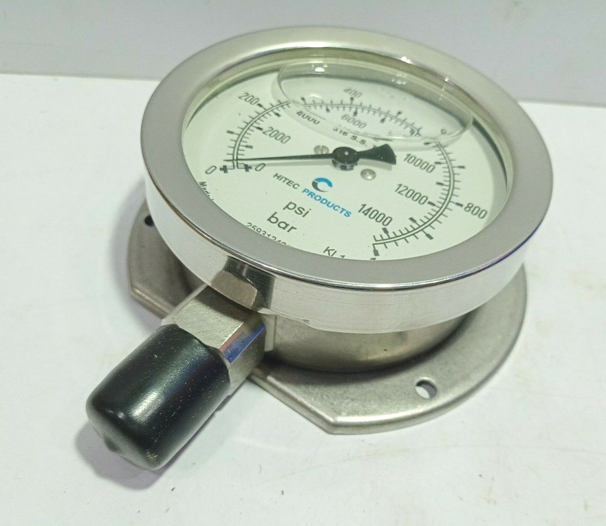 Stewarts SBG-634GF-DIN-100-¼IN AE-100.0 Pressure Gauge 100MM Dial 0-100KPA