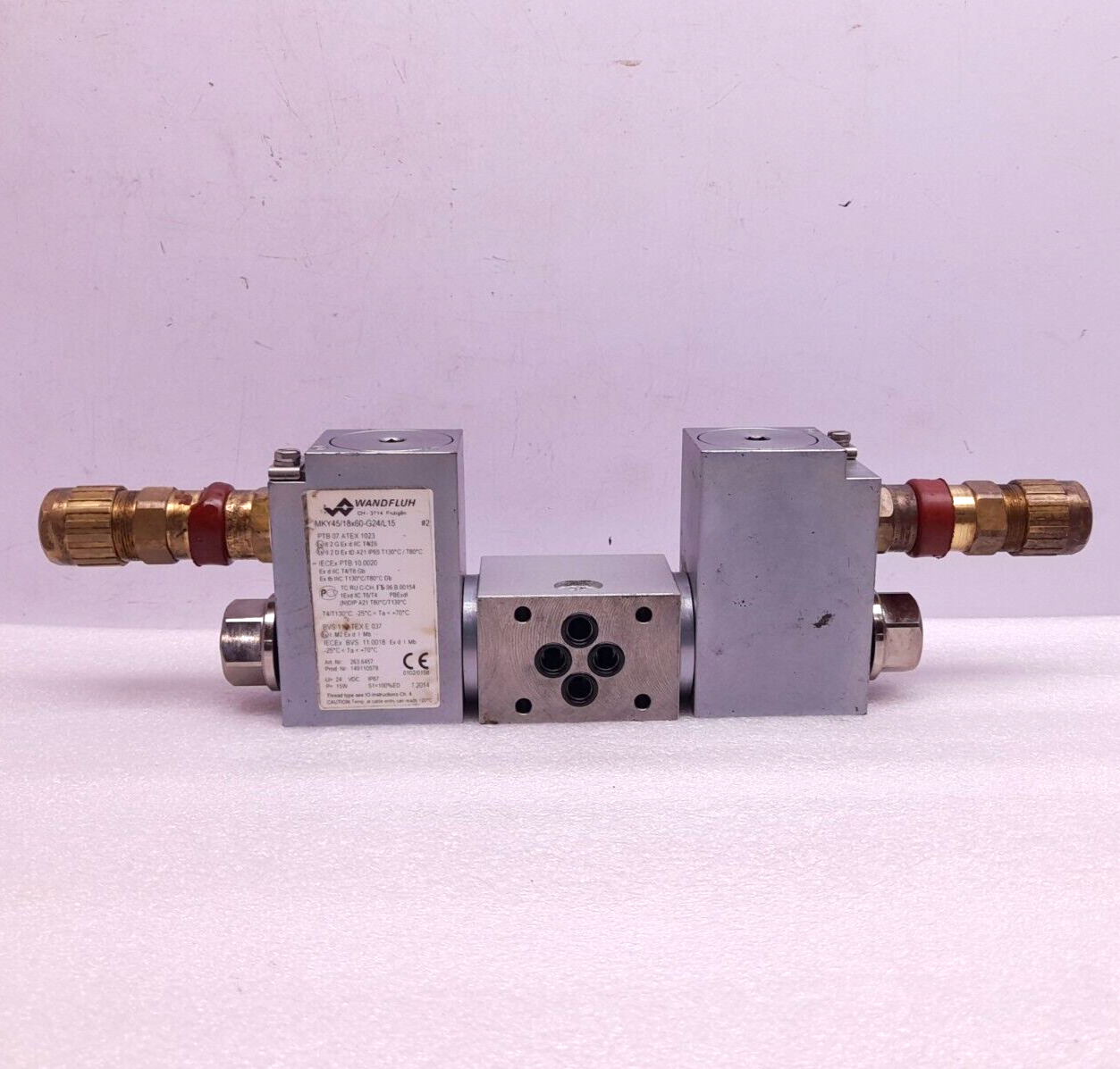 Wandfluh WDBFA06-ACB-S-25/L15-K1M102/165 Valve MKY45/18x60-G24/L15 Pmax 350bar