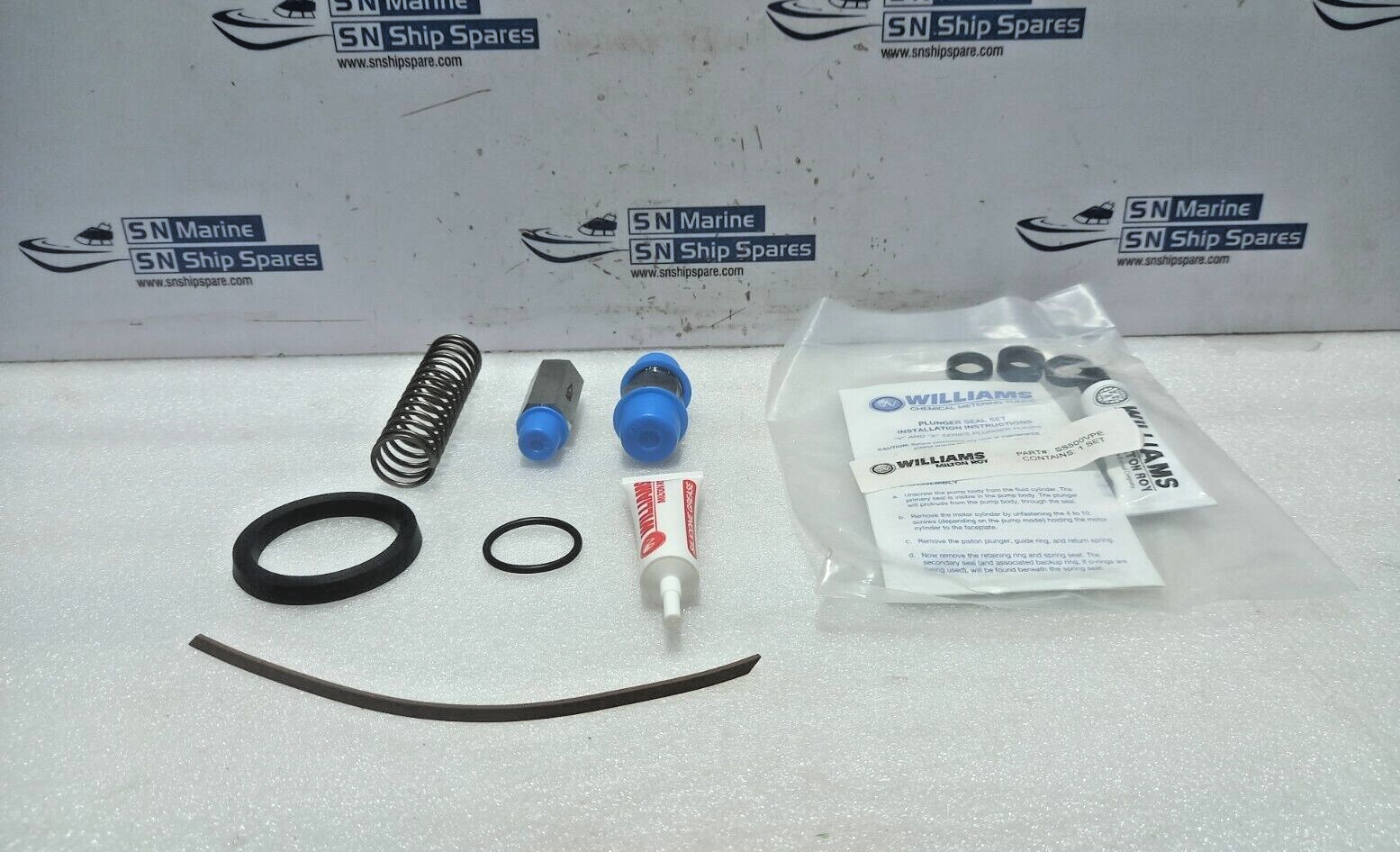 WILLIAMS Milton Roy SS500VPE Plunger Seal Kit