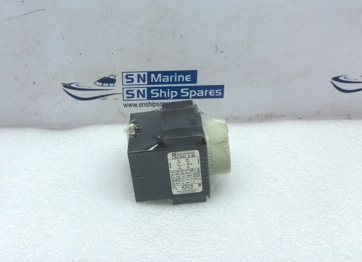 Telemecanique LA3-D22 A 65 Time Delay Module Ith:10A Ui: 600V