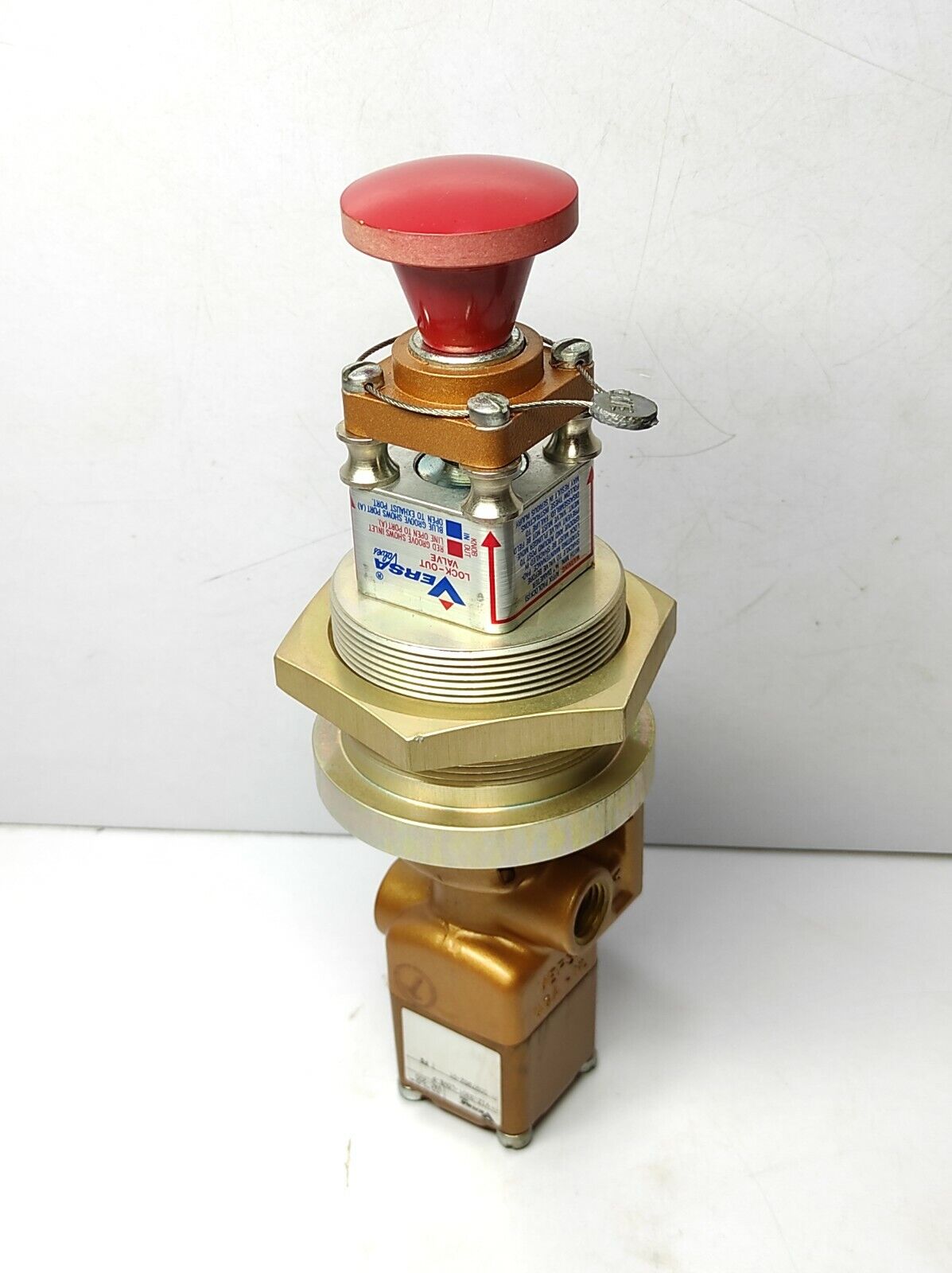 Versa VIZ-3301-LOVB-P 3-Way Lockout Valve PSIG Min-Max VAC-200 / VIZ3301LOVBP