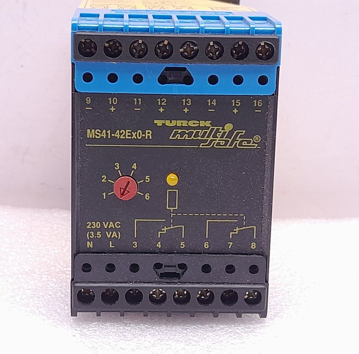 Turck Multi Safe MS41-42Ex0-R Logic Amplifier Relay MS41-42EX0-R/230VAC Switchin