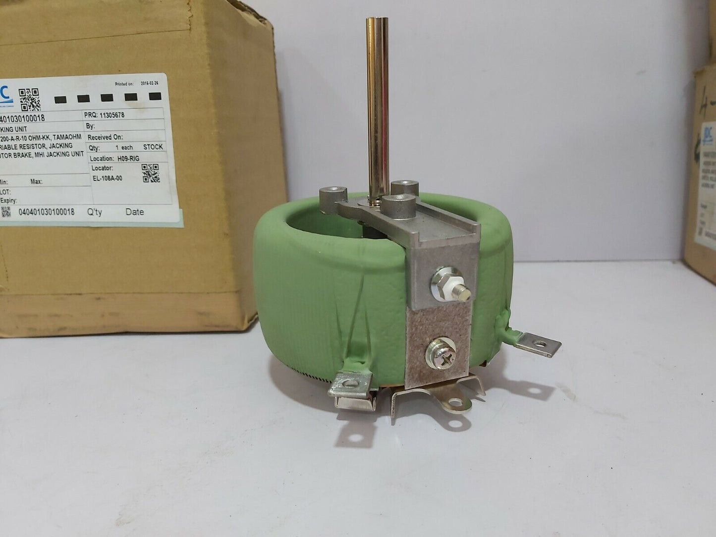 TAMAOHM TRV200A VARIABLE RESISTOR JACKING MOTOR BRAKE MHI JACKING UNIT TRV200-A