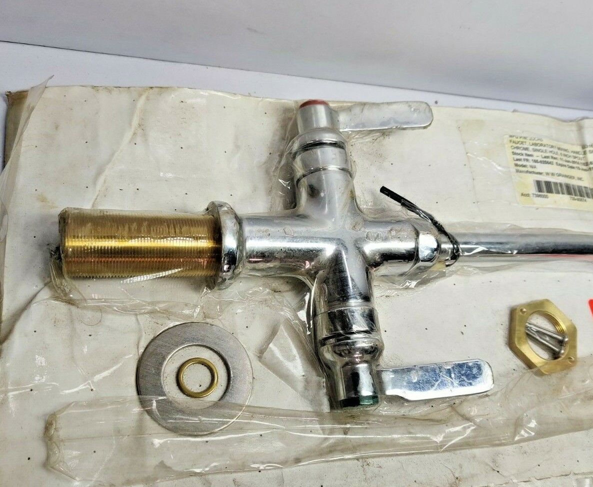 W W Grainger 2DCH5 - Faucet Single Lever Chrome Single Hole 6" Spout incomplete