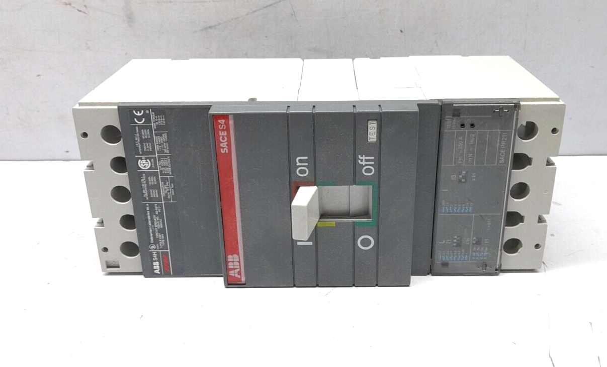 ABB SACE S4 S4H250BW Circuit Breaker S4H In = 250A SACE PR211
