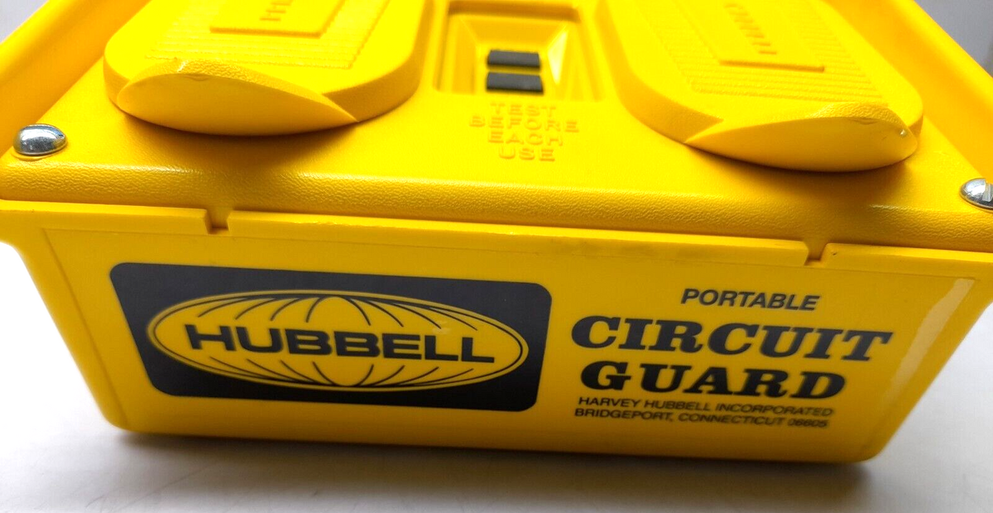 Hubbell GFP15M Ground Fault Circuit Interrupter Class A 120V 1800W 15A 60Hz Circ