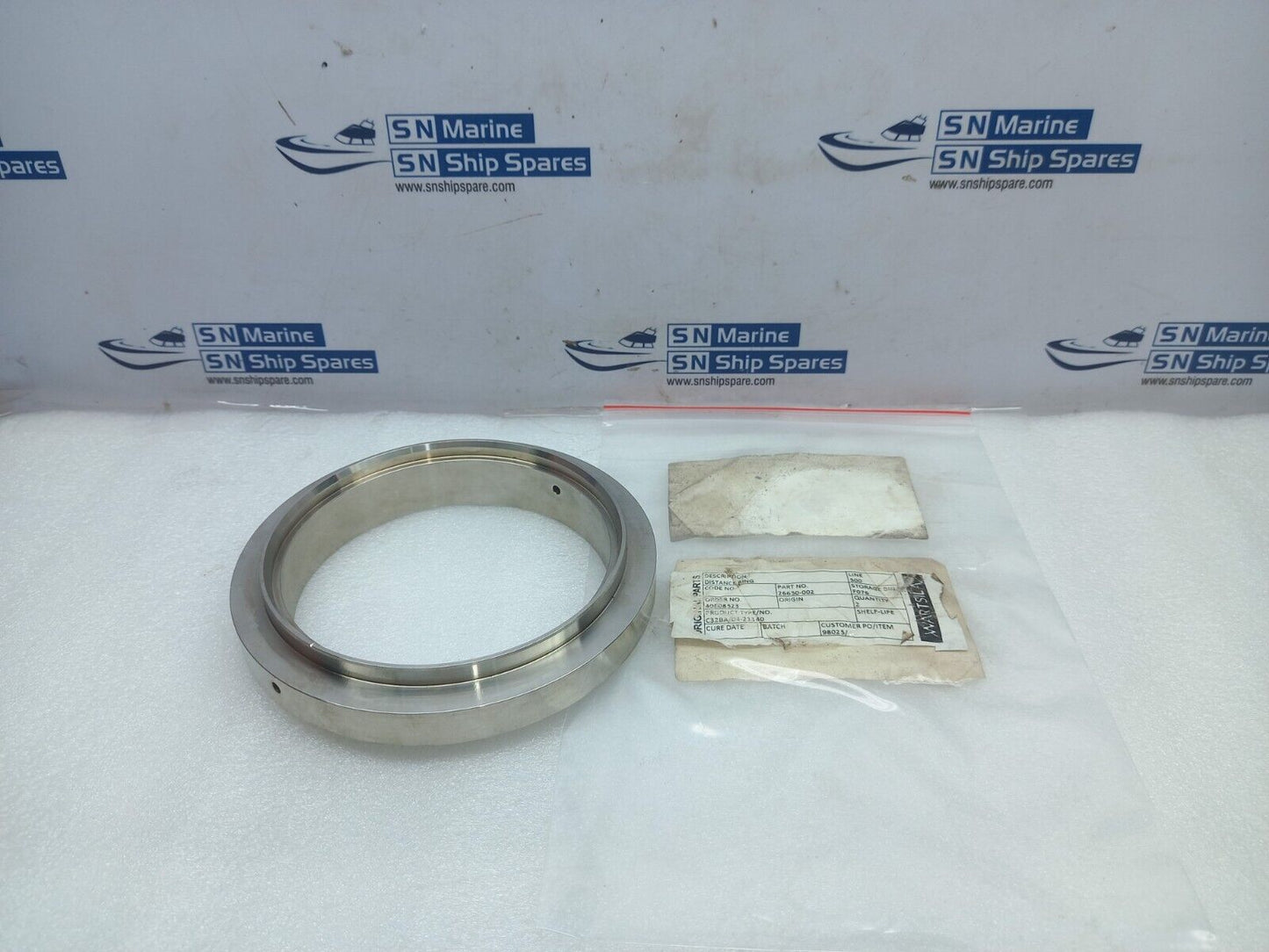Wartsila 26650-002 Distance Ring SST POS NO.11 16-1035-00110 Hamworthy