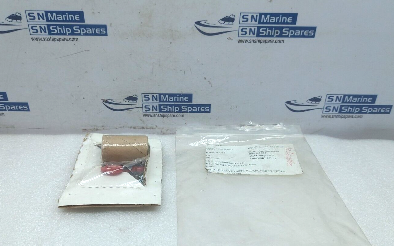 World Water System VRKA0800 Valve Parts Repair Kit For 1/2Inch