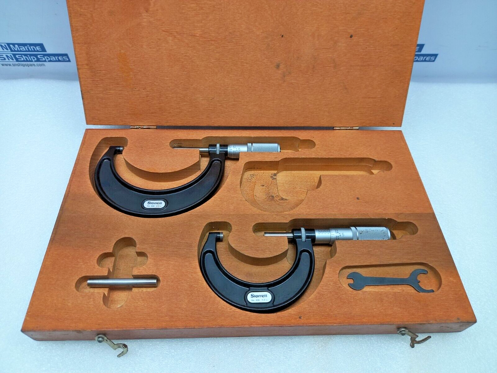 Starrett No.436 Micrometers Sets 2-3IN Incomplete Set