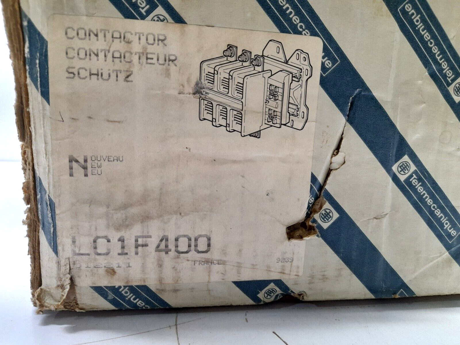 Telemecanique LC1F400 Contactor LC1 F 400 Without Coil Continuous Current 420A