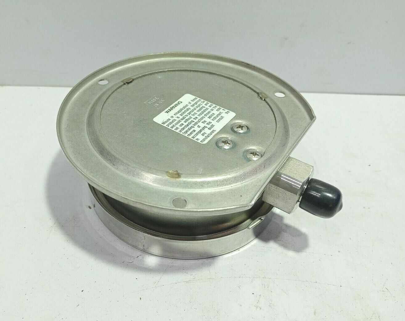 Stewart 0-5800PSI 0-400Bar Pressure Gauge Hitec Products 316 SS Tube