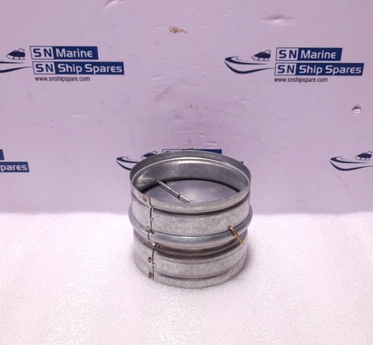 W W Grainger 5C523 Backdraft Damper Inline 4In Dia