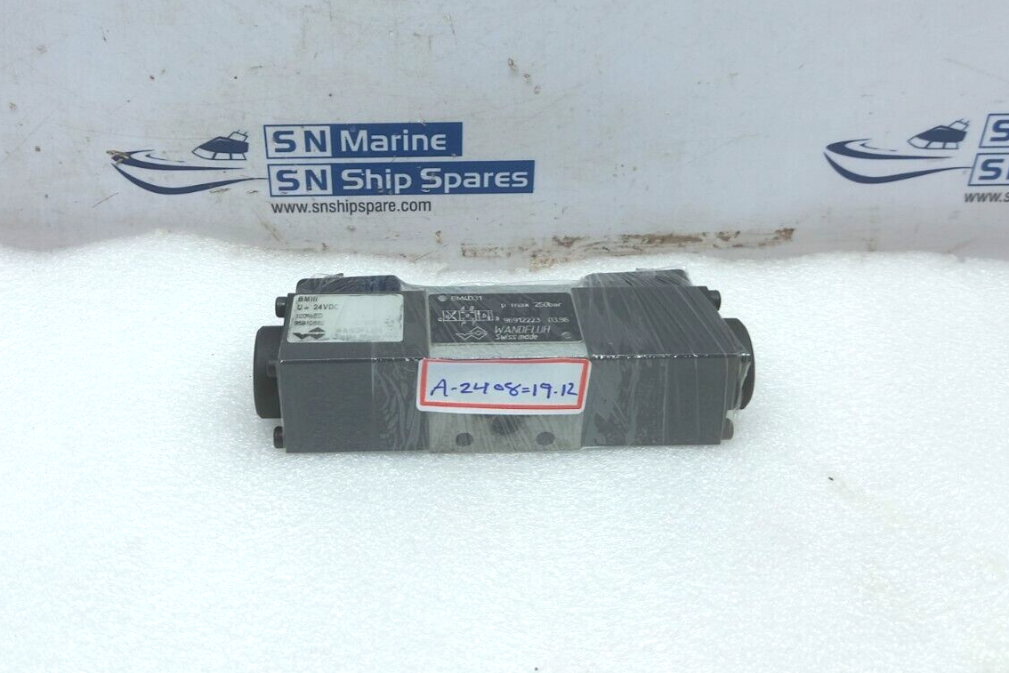 Wandfluh BM4D31 Hydraulic Solenoid Valve P Max 250bar