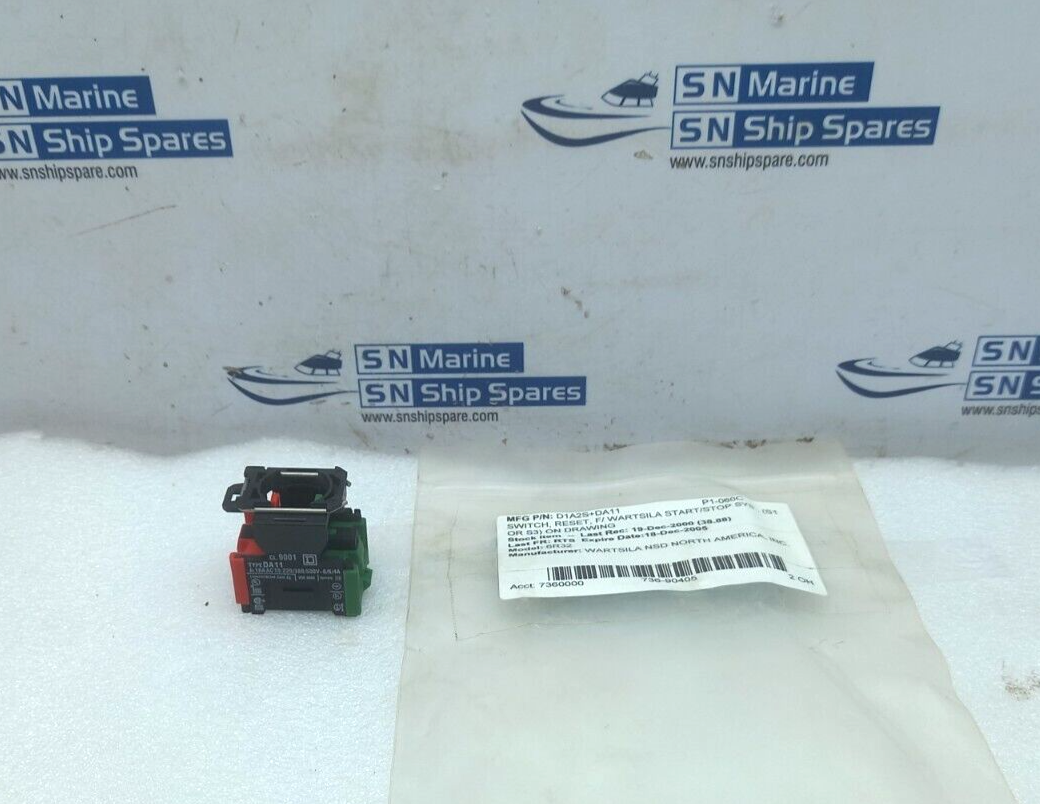 Square D DA11 Contact Block Class 9001 Watrsila D1A2S+DA11 2PCs In Lot