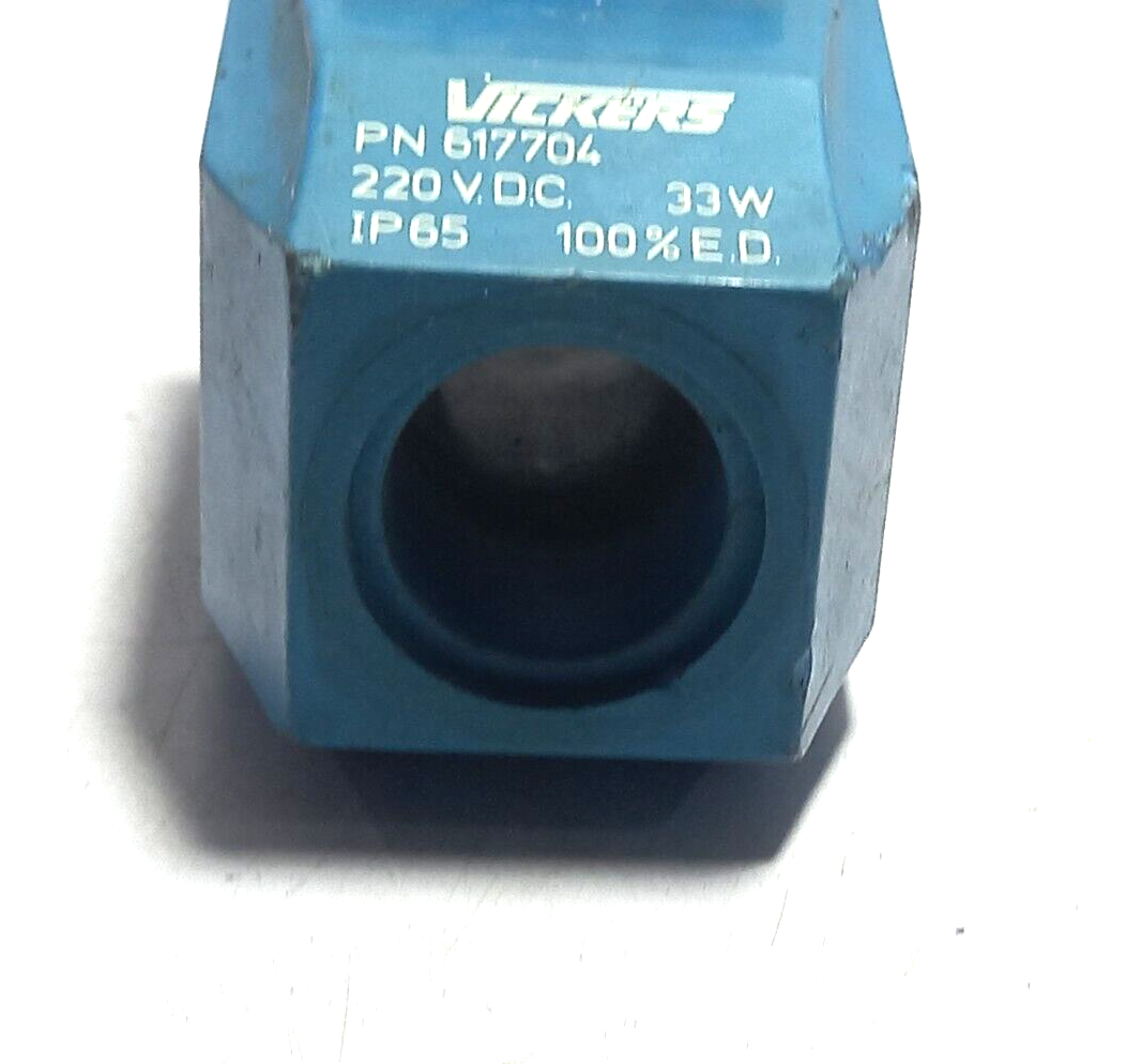 Vickers 617704 Solenoid Coil 220VDC 33W