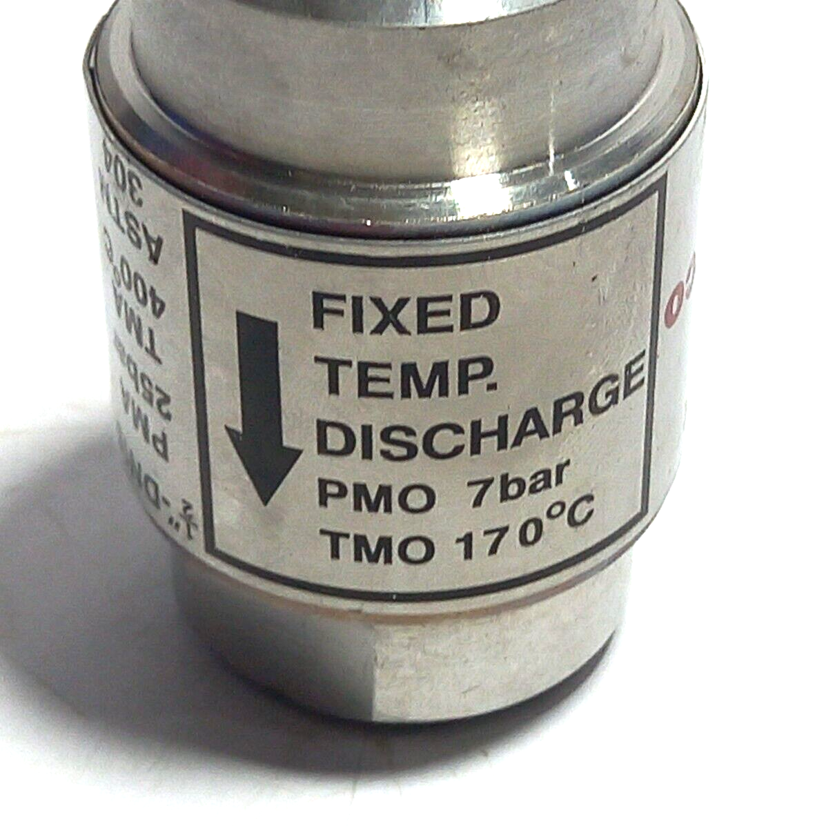 Spirax Sarco TSS 21 Steam Trap PMO 21Bar TMO 242◦C Fixed Temp. Discharge PMO 7Ba