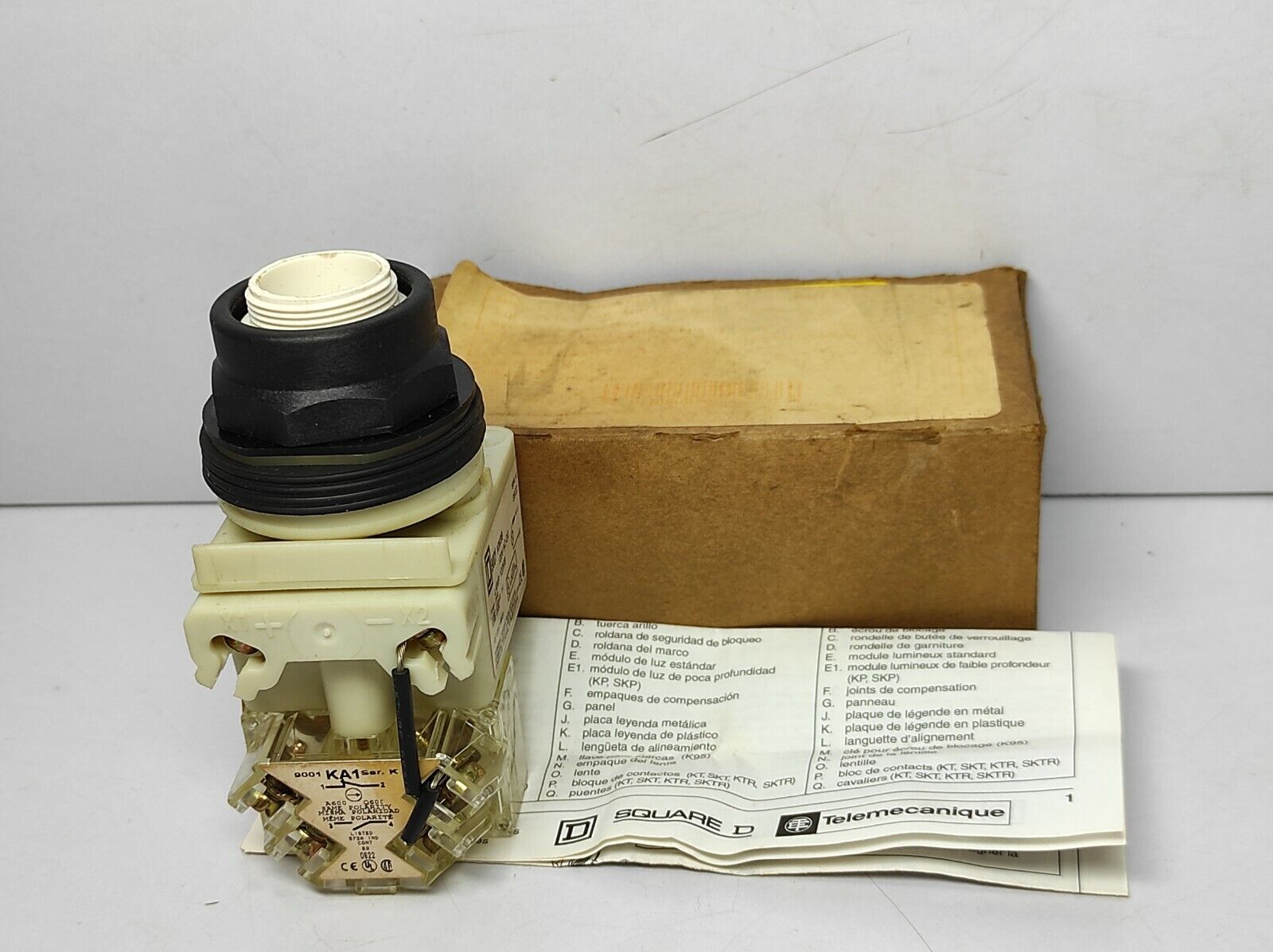 Square D 9001 KM38 Ser H Light Module 120V AC-DC Lamp 1 – S N Marine