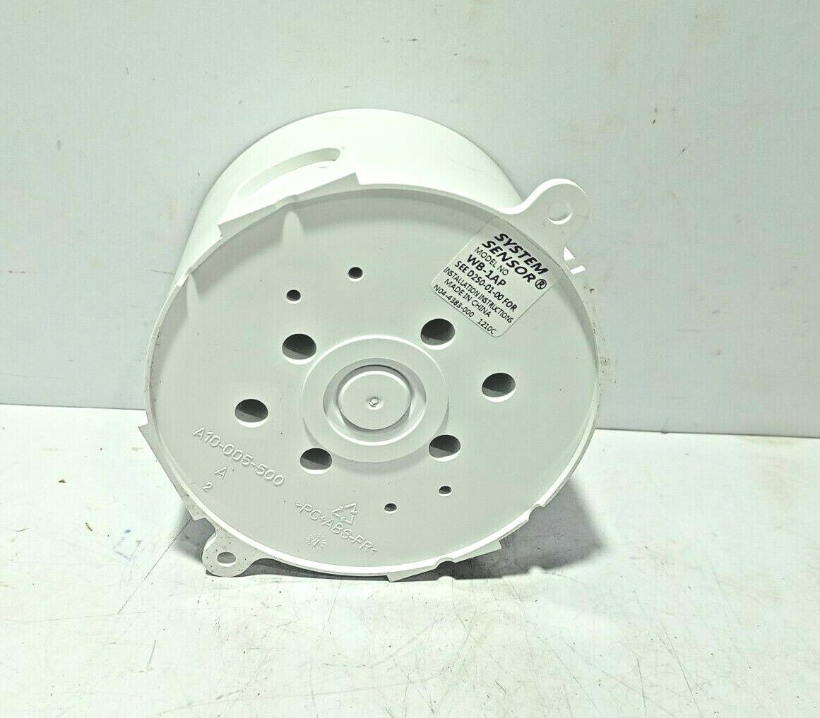 System Sensor WB-1AP Wet Base Notifier WB1AP Wet Base Shroud